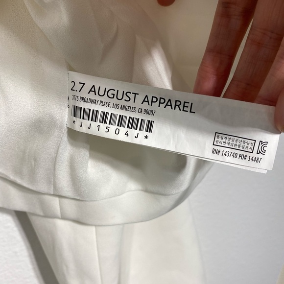 GREY LAB CROPPED BLAZER WITH TIE DETAIL white - Picture 9 of 11